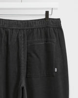 wax london men's Kurt - Charcoal Cotton Corduroy Trouser