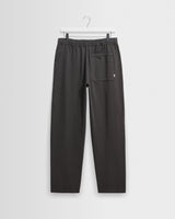 wax london men's Kurt - Charcoal Organic Cotton Twill Trouser