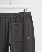 wax london men's Kurt - Charcoal Organic Cotton Twill Trouser