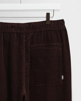 wax london men's Kurt - Dark Brown Cotton Corduroy Trouser