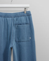 wax london men's Kurt - Indigo Organic Cotton Trousers