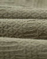 wax london men's Kurt - Khaki Honeycomb Cotton Shorts