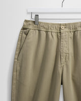 wax london men's Kurt - Light Khaki Organic Cotton Trousers