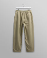 wax london men's Kurt - Light Khaki Organic Cotton Trousers