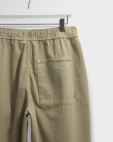 wax london men's Kurt - Light Khaki Organic Cotton Trousers