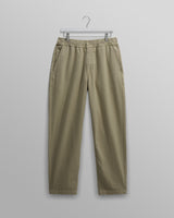 wax london men's Kurt - Light Khaki Organic Cotton Trousers