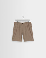 wax london men's Kurt - Natural Chalk Stripe Shorts