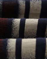 wax london men's Kurt - Navy And Red Ombre Grid Shorts