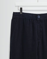 wax london men's Kurt - Navy Cotton Corduroy Trouser
