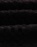 wax london men's Lido - Black Dobby Cotton Weave Short-Sleeve Shirt