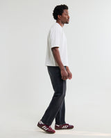 wax london men's Mark - Off White Compact Cotton Cropped T-Shirt