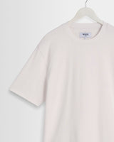 wax london men's Mark - Off White Compact Cotton Cropped T-Shirt