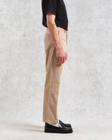 wax london men's Marwood Trousers Beige Cotton Twill
