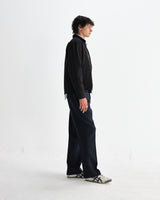 wax london men's Mason - Black Canvas Work Jacket