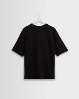 Milton - Black Organic Compact Cotton T-Shirt