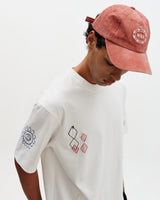 Milton - Ecru Sun Doodle Organic Cotton Graphic T-Shirt