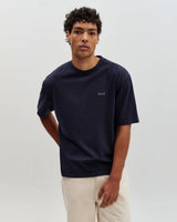 Milton - Navy Varsity Applique Graphic T-Shirt