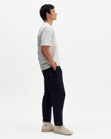 Milton - Off White Embroidered Sailing Graphic T-Shirt