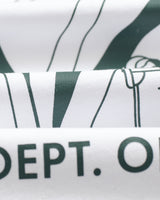 wax london men's Milton - White Daffodil Graphic Organic Cotton T-Shirt