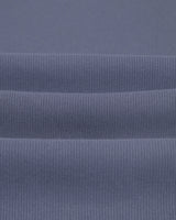 wax london men's Montague - Blue Ribbed Organic Cotton Vest