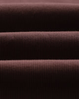 wax london men's Montague - Brown Ribbed Organic Cotton Vest