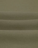 wax london men's Montague - Khaki Ribbed Organic Cotton Vest