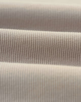 wax london men's Montague - Taupe Grey Ribbed Organic Cotton Vest