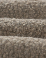 wax london men's Mount - Natural Reversible Boucle Wool Overshirt