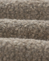 wax london men's Mount - Natural Reversible Boucle Wool Overshirt