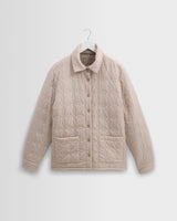 Mount - Natural Reversible Boucle Wool Overshirt