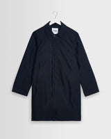 wax london men's Navarino - Dark Navy Water Repellent Twill Mac