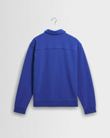 wax london men's Newington - Royal Blue Dry Loopback Sweatshirt
