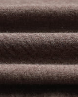 wax london men's Oban - Brown Marl Worsted Wool Knitted Polo