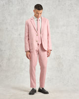 wax london men's Pavillion - Pale Pink Linen Tie