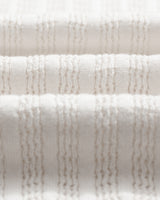 wax london men's Prim - Ecru Open Knit Vest