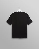 wax london men's Reid - Black Organic Cotton T-Shirt