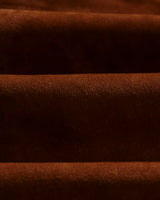 wax london men's Robin - Brown Suede Chore Jacket