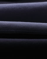 wax london men's Rowhill - Navy And Blue Panelled Loopback Rugby Shirt