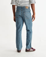 Russell - Jean droit en denim bleu vintage