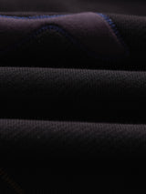 wax london men's Rydal - Black Doodle Embroidered Loopback Cotton Hoodie