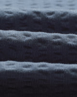 wax london men's Shelly - Blue Seersucker Corduroy Shirt