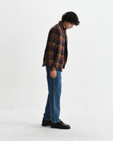 wax london men's Shelly - Multicolour Check Flannel Shirt