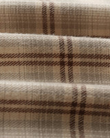 wax london men's Shelly - Sage And Ecru Ombre Flannel Shirt