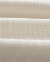 wax london men's Shore - Ecru Textured Organic Cotton Polo Shirt