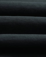 wax london men's Sidney - Washed Black Brushed Organic Cotton Sweatshirt