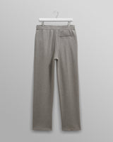 wax london men's Ska - Grey Embroidered Logo Loopback Cotton Joggers