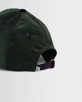 wax london men's Spencer - Green And Navy Corduroy Sports Cap