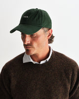 wax london men's Spencer - Green Cotton Sports Cap