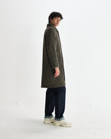 wax london men's Stan - Brown Fleck Tweed Car Coat