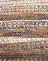 wax london men's Tellaro - Multicolour Twist Knitted Cotton Polo Shirt